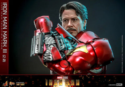 Movie Masterpiece Diecast - Iron Man - Mark 3 Version 2.0 - 1/6 (Hot Toys)ㅤ – Hot Toys – ActionFigureBrasil — ambientada