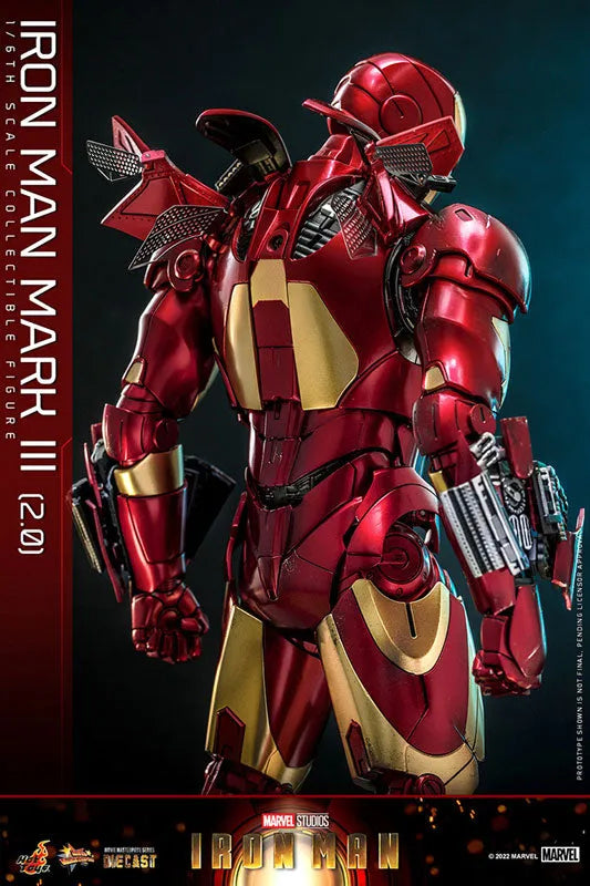 Movie Masterpiece Diecast - Iron Man - Mark 3 Version 2.0 - 1/6 (Hot Toys)ㅤ – Hot Toys – ActionFigureBrasil