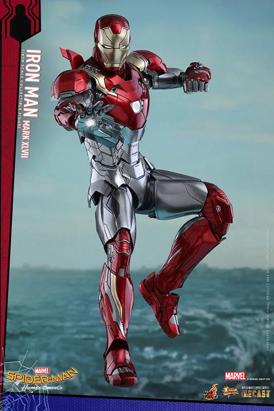 Movie Masterpiece DIECAST Spider-Man: Homecoming 1/6 Figure Iron Man Mark. 47ㅤ – Hot Toys – ActionFigureBrasil