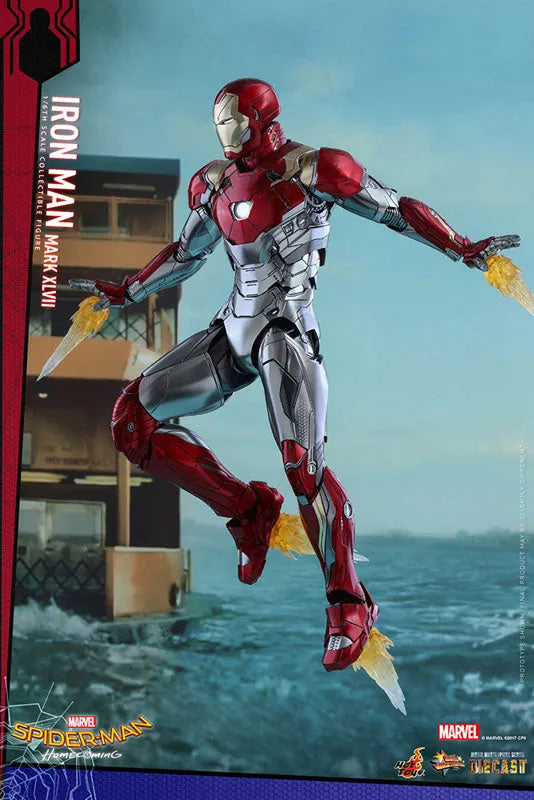 Movie Masterpiece DIECAST Spider-Man: Homecoming 1/6 Figure Iron Man Mark. 47ㅤ – Hot Toys – ActionFigureBrasil