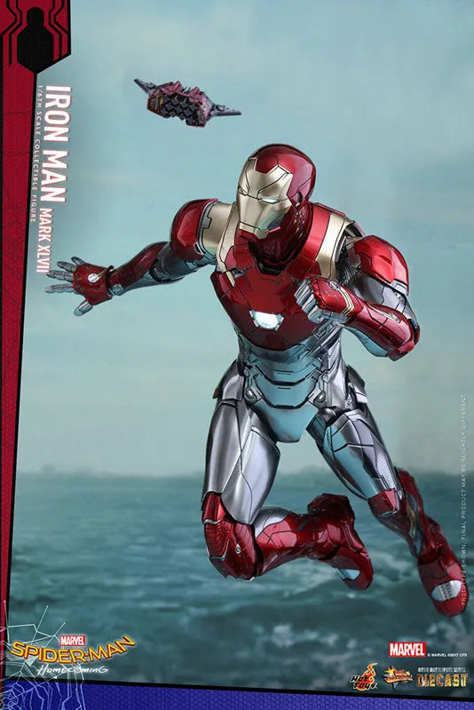 Movie Masterpiece DIECAST Spider-Man: Homecoming 1/6 Figure Iron Man Mark. 47ㅤ – Hot Toys – ActionFigureBrasil