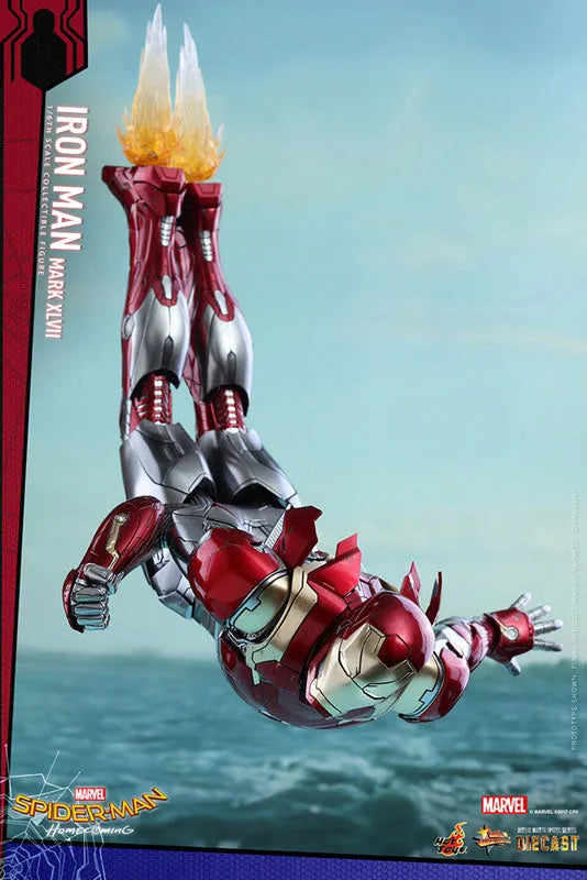 Movie Masterpiece DIECAST Spider-Man: Homecoming 1/6 Figure Iron Man Mark. 47ㅤ – Hot Toys – ActionFigureBrasil
