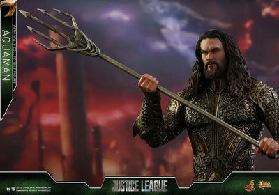 Movie Masterpiece "Justice League" 1/6 Scale Figure Aquaman(Provisional Pre-order)ㅤ – Hot Toys – ActionFigureBrasil — embalagem
