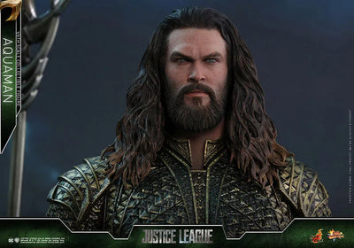 Movie Masterpiece "Justice League" 1/6 Scale Figure Aquaman(Provisional Pre-order)ㅤ – Hot Toys – ActionFigureBrasil — ângulo diferente