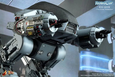 Movie Masterpiece - Robocop 1/6 Scale Figure: ED209 (Talking Edition)ㅤ – Puella Magi Madoka Magica – ActionFigureBrasil — ângulo diferente