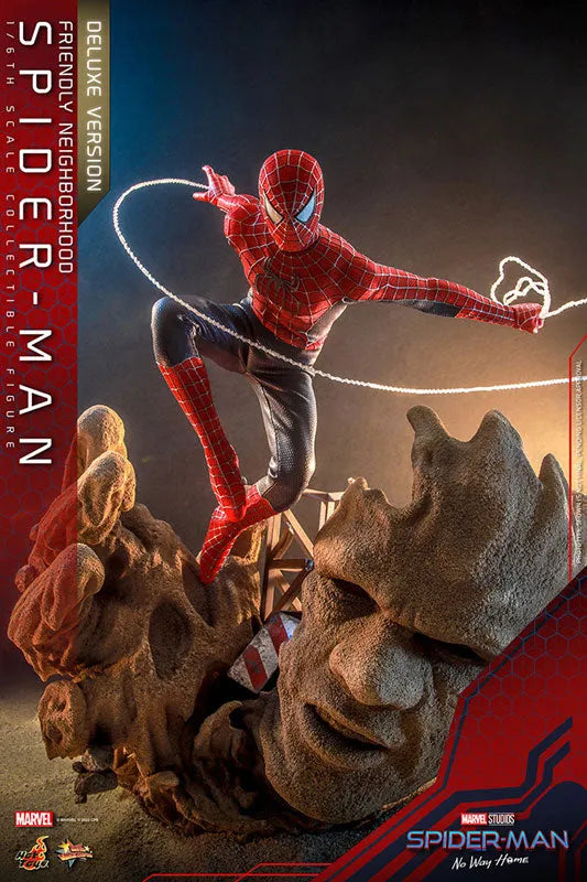 Movie Masterpiece - Spider-Man: No Way Home - Friendly Neighborhood Spider-Man - 1/6 - Deluxe Version (Hot Toys)ㅤ – Hot Toys – ActionFigureBrasil