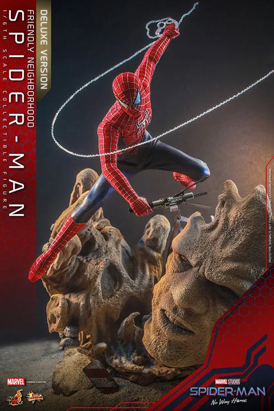Movie Masterpiece - Spider-Man: No Way Home - Friendly Neighborhood Spider-Man - 1/6 - Deluxe Version (Hot Toys)ㅤ – Hot Toys – ActionFigureBrasil
