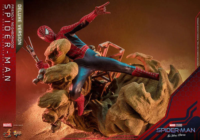 Movie Masterpiece - Spider-Man: No Way Home - Friendly Neighborhood Spider-Man - 1/6 - Deluxe Version (Hot Toys)ㅤ – Hot Toys – ActionFigureBrasil