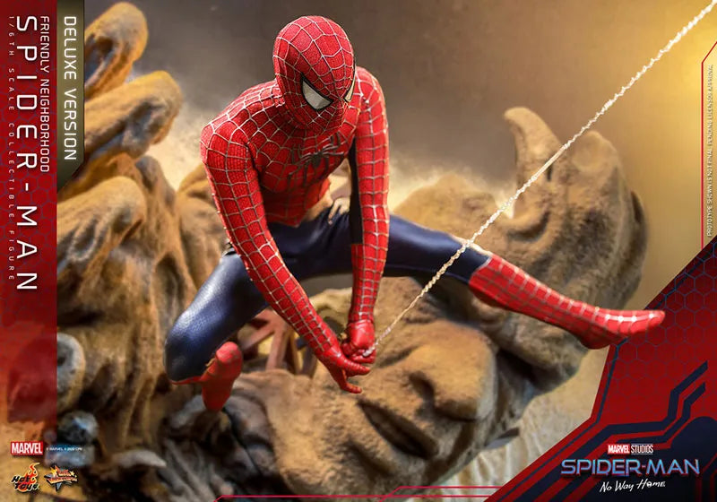 Movie Masterpiece - Spider-Man: No Way Home - Friendly Neighborhood Spider-Man - 1/6 - Deluxe Version (Hot Toys)ㅤ – Hot Toys – ActionFigureBrasil