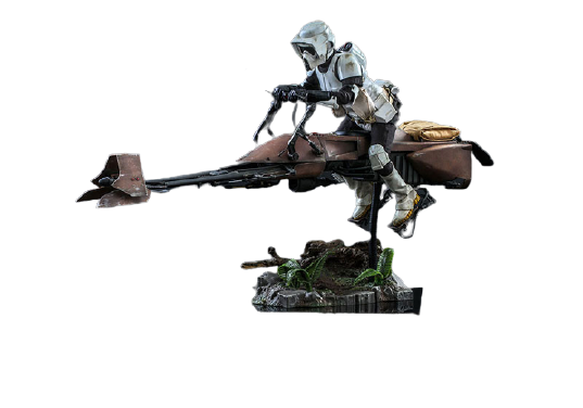 Movie Masterpiece - Star Wars / Episode VI Return Of The Jedi - Scout Trooper & Speeder Bike -1/6 (Hot Toys)ㅤ – Hot Toys – ActionFigureBrasil