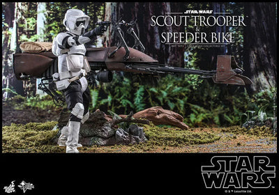 Movie Masterpiece - Star Wars / Episode VI Return Of The Jedi - Scout Trooper & Speeder Bike -1/6 (Hot Toys)ㅤ – Hot Toys – ActionFigureBrasil — acessórios