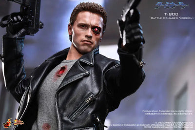Movie Masterpiece - Terminator 1/6 Scale Figure: Terminator T-800 (Battle Damaged Version)ㅤ – Puella Magi Madoka Magica – ActionFigureBrasil — close