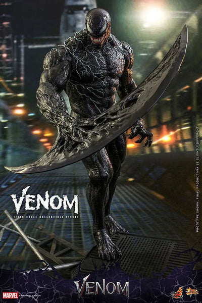 Movie Masterpiece "Venom" 1/6 Scale Figure Venomㅤ – Hot Toys – ActionFigureBrasil — com base expositora