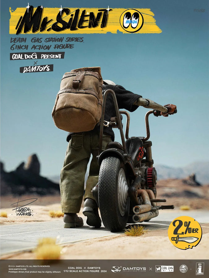 Mr. Silent with Bike Deluxe (Deluxe Version) – Damtoys – ActionFigure Brasil