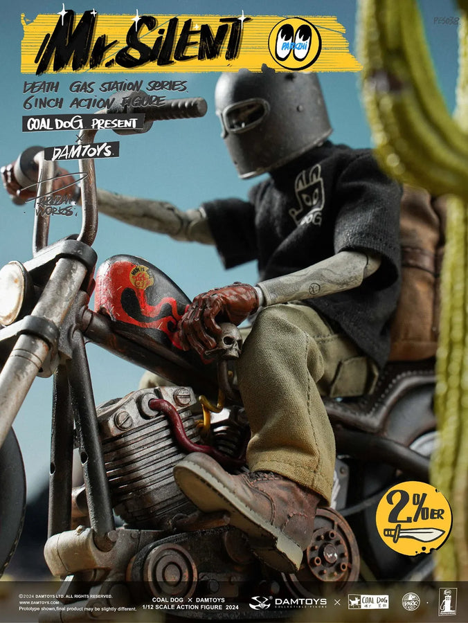 Mr. Silent with Bike Deluxe (Deluxe Version) – Damtoys – ActionFigure Brasil