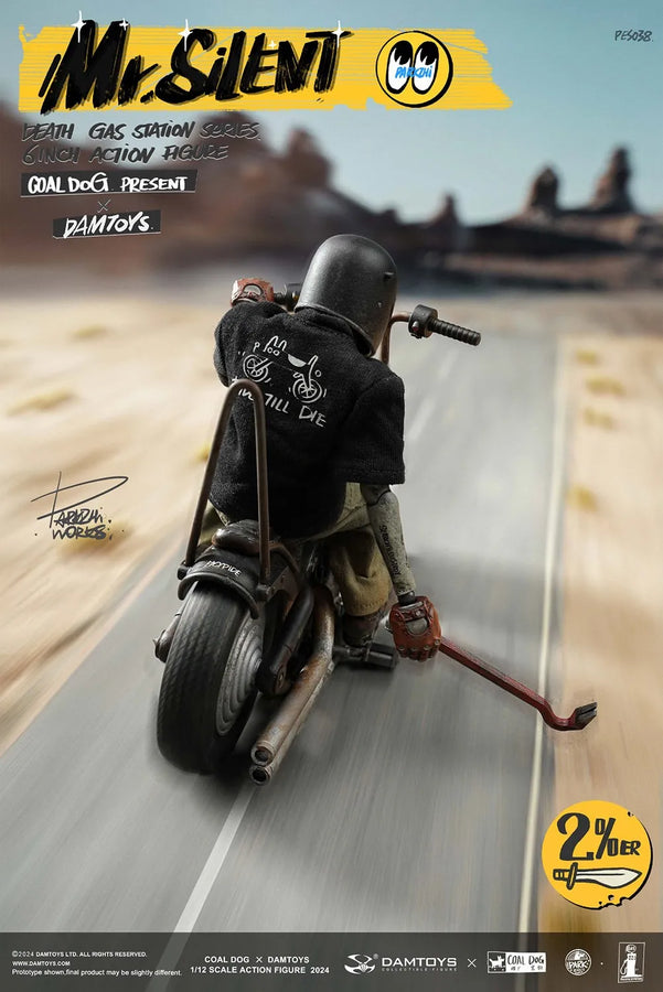 Mr. Silent with Bike Deluxe (Deluxe Version) – Damtoys – ActionFigure Brasil