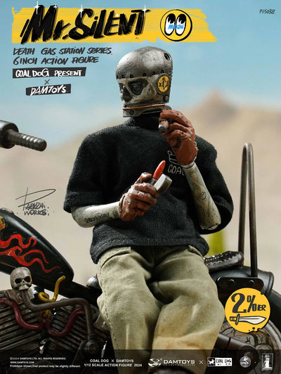 Mr. Silent with Bike Deluxe (Deluxe Version) – Damtoys – ActionFigure Brasil — close