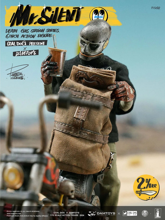 Mr. Silent with Bike Deluxe (Deluxe Version) – Damtoys – ActionFigure Brasil