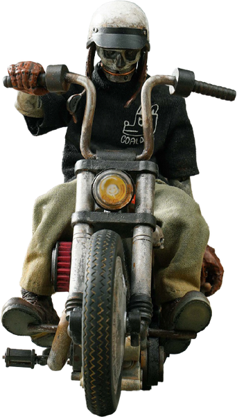 Mr. Silent with Bike Deluxe (Deluxe Version) – Damtoys – ActionFigure Brasil — ambientada