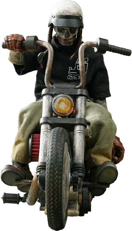 Mr. Silent with Bike Deluxe (Deluxe Version) – Damtoys – ActionFigure Brasil
