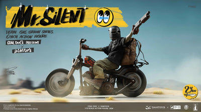 Mr. Silent with Bike Deluxe (Deluxe Version) – Damtoys – ActionFigure Brasil — ambientada