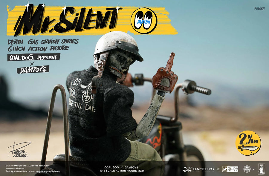 Mr. Silent with Bike Deluxe (Deluxe Version) – Damtoys – ActionFigure Brasil