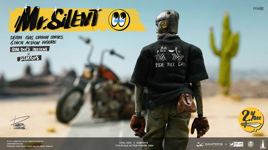 Mr. Silent with Bike Deluxe (Deluxe Version) – Damtoys – ActionFigure Brasil