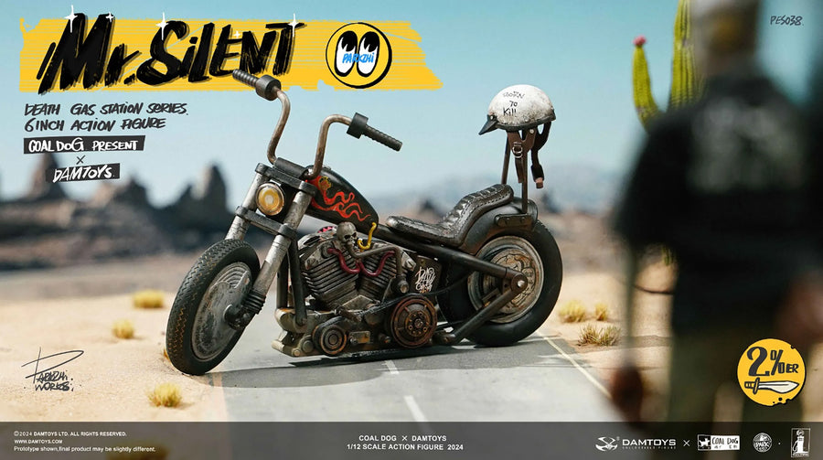 Mr. Silent with Bike Deluxe (Deluxe Version) – Damtoys – ActionFigure Brasil