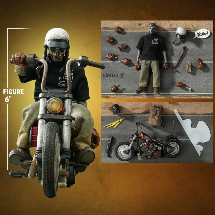 Mr. Silent with Bike Deluxe (Deluxe Version) – Damtoys – ActionFigure Brasil