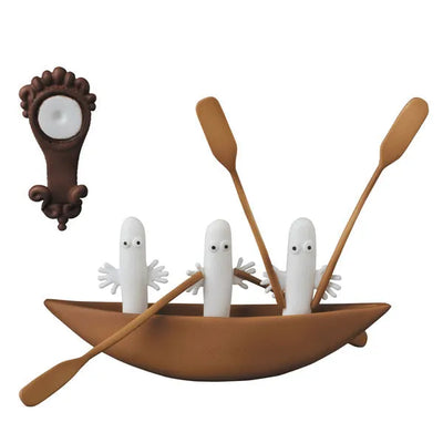 Mumin - Hattifnattar - Ultra Detail Figure - UDF Moomin Series 3 - with Boat and Aerotonometer (Medicom Toy)ㅤ – Medicom Toy – ActionFigureBrasil