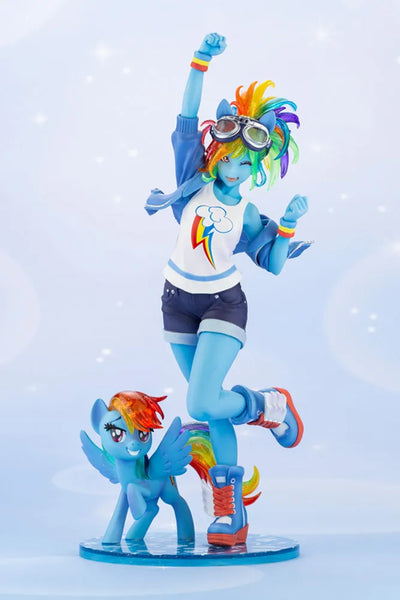 My Little Pony - Rainbow Dash - Bishoujo Statue - My Little Pony Bishoujo Series - 1/7 - Limited Edition (Kotobukiya) [Shop Exclusive]ㅤ – Kotobukiya – ActionFigureBrasil — ângulo diferente