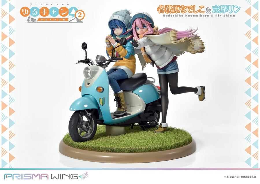 Nadeshiko Kagamihara & Rin Shima (Bonus Version) Laid-Back Camp – Prime1Studio – ActionFigure Brasil