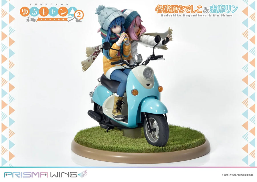 Nadeshiko Kagamihara & Rin Shima (Bonus Version) Laid-Back Camp – Prime1Studio – ActionFigure Brasil