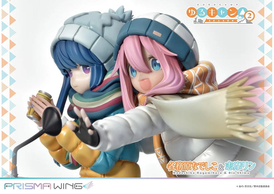 Nadeshiko Kagamihara & Rin Shima (Bonus Version) Laid-Back Camp – Prime1Studio – ActionFigure Brasil