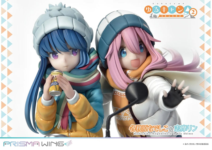 Nadeshiko Kagamihara & Rin Shima (Bonus Version) Laid-Back Camp – Prime1Studio – ActionFigure Brasil