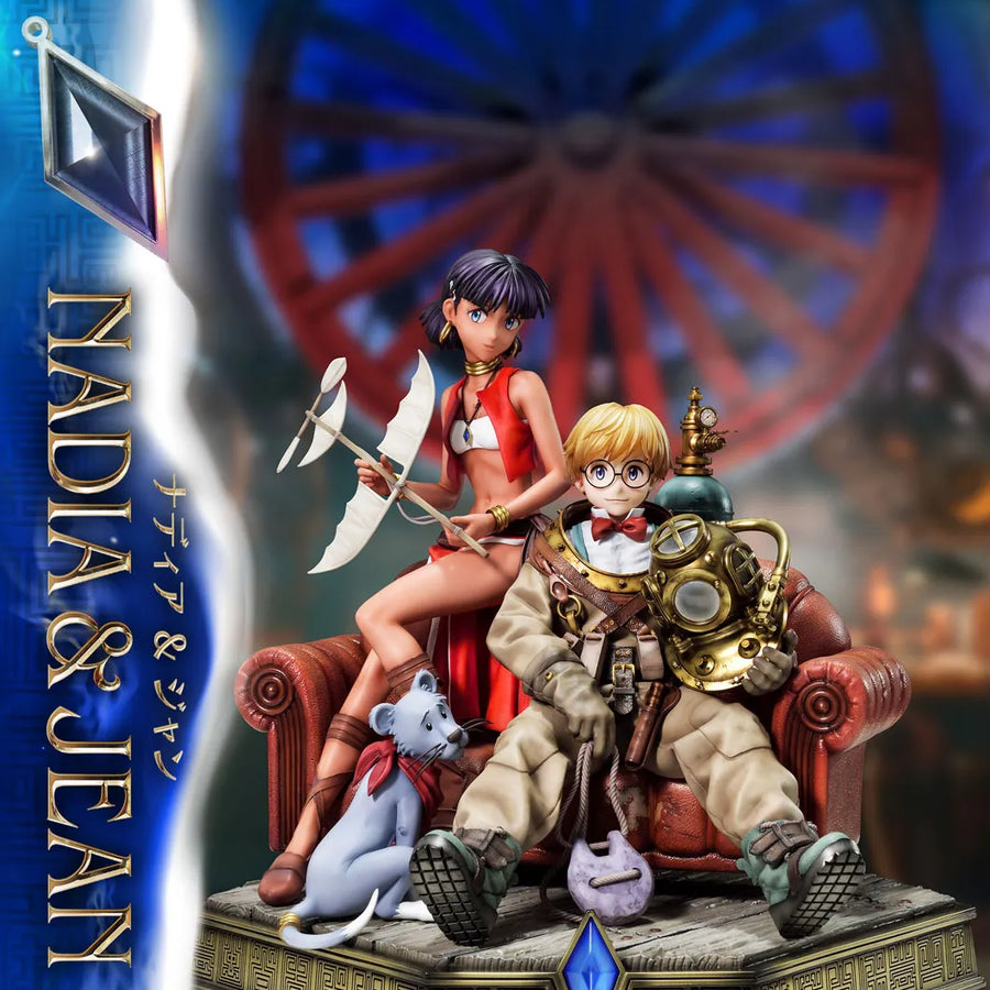 NADIA & JEAN (Bonus Version) THE SECRET OF BLUE WATER NADIA – Prime1Studio – ActionFigure Brasil