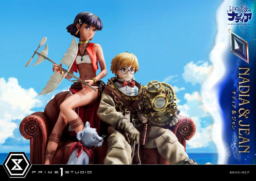 NADIA & JEAN (Bonus Version) THE SECRET OF BLUE WATER NADIA – Prime1Studio – ActionFigure Brasil