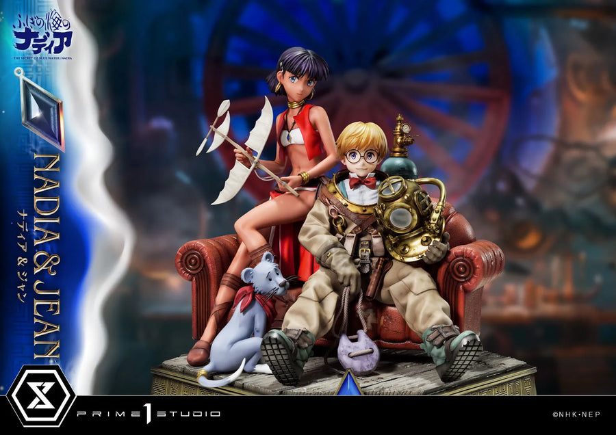 NADIA & JEAN (Bonus Version) THE SECRET OF BLUE WATER NADIA – Prime1Studio – ActionFigure Brasil