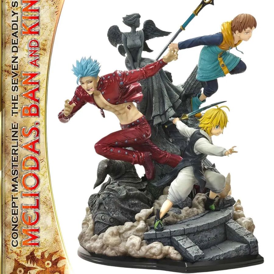 Nanatsu no Taizai: Fundo no Shinpan - Ban - King - Meliodas - Concept Masterline (CMNTZ-01DX) - 1/6 - DX Version (Prime 1 Studio)ㅤ – Prime 1 Studio – ActionFigureBrasil