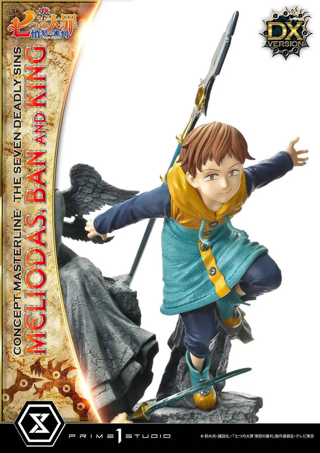 Nanatsu no Taizai: Fundo no Shinpan - Ban - King - Meliodas - Concept Masterline (CMNTZ-01DX) - 1/6 - DX Version (Prime 1 Studio)ㅤ – Prime 1 Studio – ActionFigureBrasil