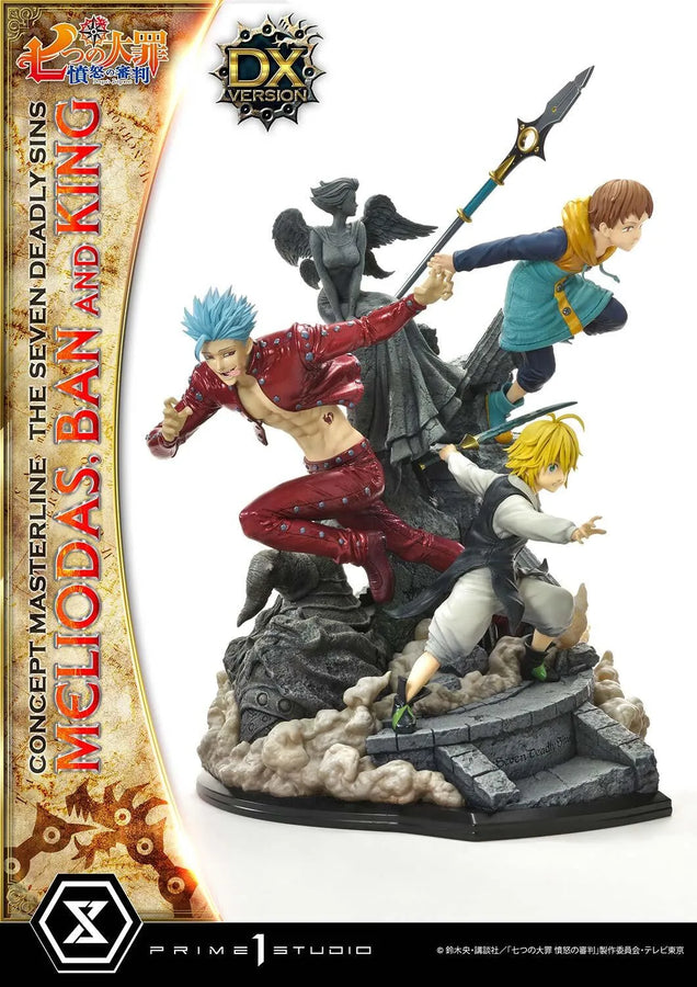 Nanatsu no Taizai: Fundo no Shinpan - Ban - King - Meliodas - Concept Masterline (CMNTZ-01DX) - 1/6 - DX Version (Prime 1 Studio)ㅤ – Prime 1 Studio – ActionFigureBrasil