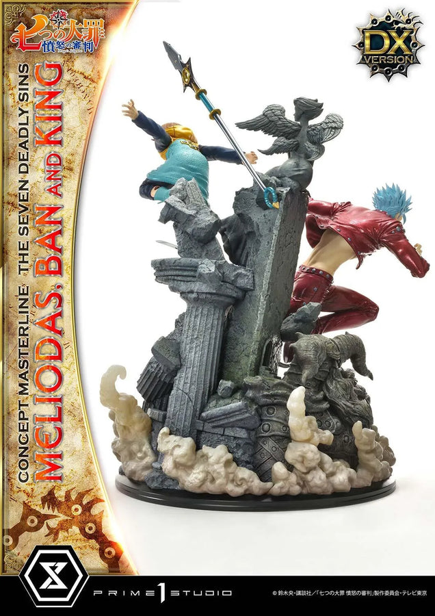Nanatsu no Taizai: Fundo no Shinpan - Ban - King - Meliodas - Concept Masterline (CMNTZ-01DX) - 1/6 - DX Version (Prime 1 Studio)ㅤ – Prime 1 Studio – ActionFigureBrasil