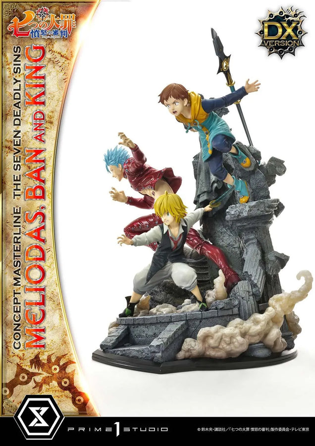 Nanatsu no Taizai: Fundo no Shinpan - Ban - King - Meliodas - Concept Masterline (CMNTZ-01DX) - 1/6 - DX Version (Prime 1 Studio)ㅤ – Prime 1 Studio – ActionFigureBrasil