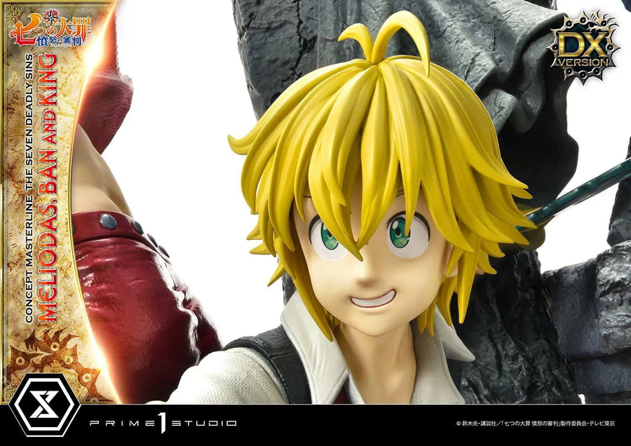Nanatsu no Taizai: Fundo no Shinpan - Ban - King - Meliodas - Concept Masterline (CMNTZ-01DX) - 1/6 - DX Version (Prime 1 Studio)ㅤ – Prime 1 Studio – ActionFigureBrasil
