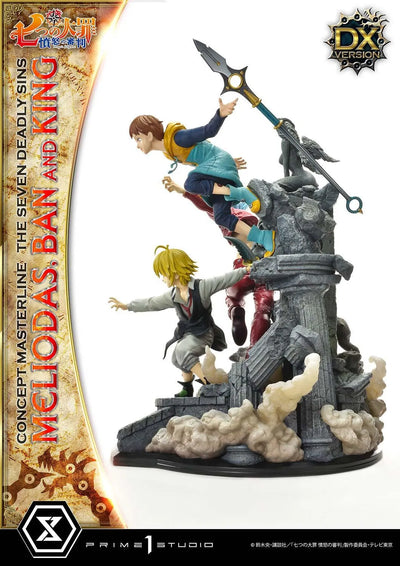 Nanatsu no Taizai: Fundo no Shinpan - Ban - King - Meliodas - Concept Masterline (CMNTZ-01DX) - 1/6 - DX Version (Prime 1 Studio)ㅤ – Prime 1 Studio – ActionFigureBrasil — com base expositora