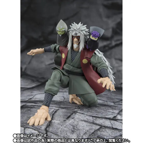 Naruto Shippuuden - Fukasaku - Jiraiya - Shima - S.H.Figuarts - Hidden Leaf Heroic Master Sage, Sage Mode Set (Bandai Spirits) [Shop Exclusive]ㅤ – Bandai Spirits – ActionFigureBrasil