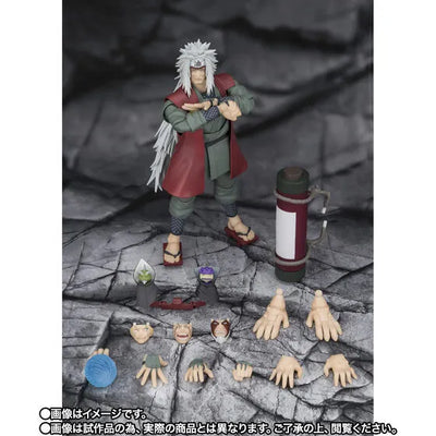Naruto Shippuuden - Fukasaku - Jiraiya - Shima - S.H.Figuarts - Hidden Leaf Heroic Master Sage, Sage Mode Set (Bandai Spirits) [Shop Exclusive]ㅤ – Bandai Spirits – ActionFigureBrasil — acessórios