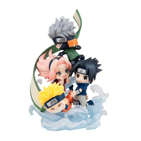 Naruto Shippuuden - Haruno Sakura - Hatake Kakashi - Uchiha Sasuke - Uzumaki Naruto - FigUnity (MegaHouse) [Shop Exclusive]ㅤ – MegaHouse – ActionFigureBrasil