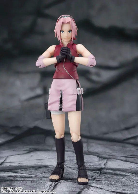 Naruto Shippuuden - Haruno Sakura - S.H.Figuarts - Inheritor of Tsunade’s indominable will (Bandai Spirits)ㅤ – Bandai Spirits – ActionFigureBrasil