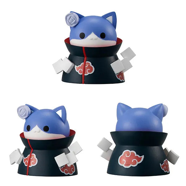 Naruto Shippuuden - Mega Cat Project - Nyaruto! Naruto Shippuuden “Akatsuki” to Zenmen Taiketsu! Konohagakure no Sato no Koubou-hen! - Set Of 8 (MegaHouse)ㅤ – MegaHouse – ActionFigureBrasil